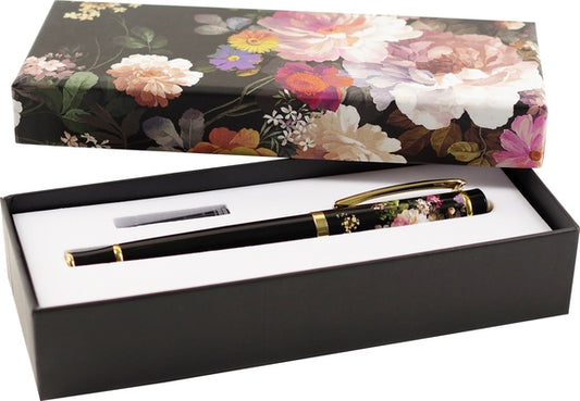 Midnight Floral Fountain Pen by 