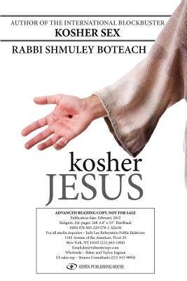 Kosher Jesus by Boteach, Shmuley