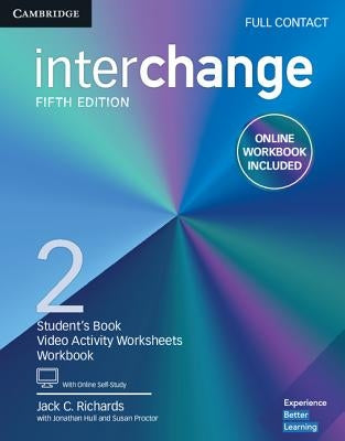 Interchange Level 2 Full Contact with Online Self-Study and Online Workbook by Richards, Jack C.