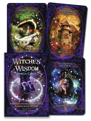 Witches' Wisdom Oracle Cards by Meiklejohn-Free, Barbara