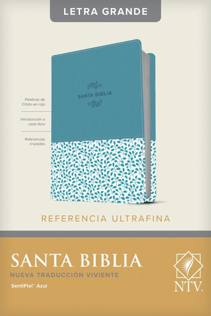 Santa Biblia Ntv, Edición de Referencia Ultrafina, Letra Grande (Sentipiel, Azul, Índice) by Tyndale