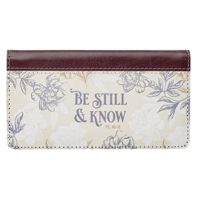 Checkbook Cover Be Still & Know Psalm 46:10 by 