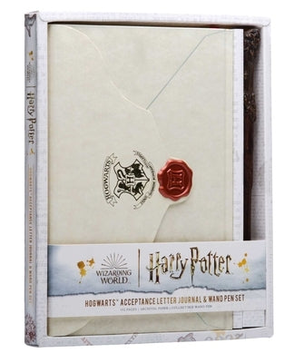 Harry Potter: Hogwarts Acceptance Letter Journal and Wand Pen Set by Insights