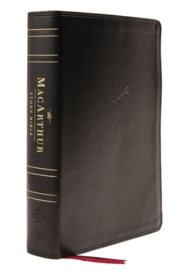 Nasb, MacArthur Study Bible, 2nd Edition, Leathersoft, Black, Thumb Indexed, Comfort Print: Unleashing God's Truth One Verse at a Time by MacArthur, John F.