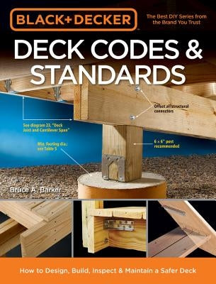 Black & Decker Deck Codes & Standards: How to Design, Build, Inspect & Maintain a Safer Deck by Barker, Bruce A.