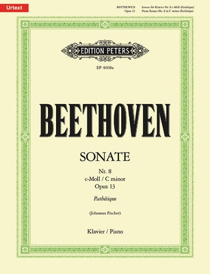Piano Sonata No. 8 in C Minor Op. 13 Pathétique: Urtext, Sheet by Beethoven, Ludwig Van