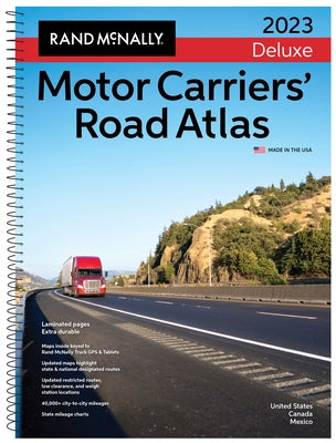 Rand McNally 2023 Deluxe Motor Carriers' Road Atlas by Rand McNally