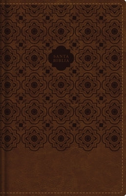 Rvr60 Santa Biblia, Letra Grande, Tamaño Compacto, Leathersoft, Café, Edición Letra Roja, Con Índice Y Cierre by Rvr 1960- Reina Valera 1960