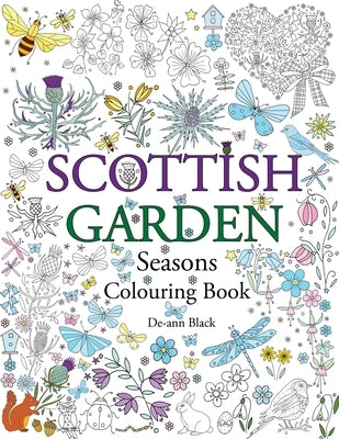 Scottish Garden Seasons: Colouring Book by Black, de-Ann