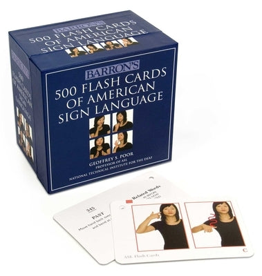 500 Flash Cards of American Sign Language by Poor, Geoffrey S.