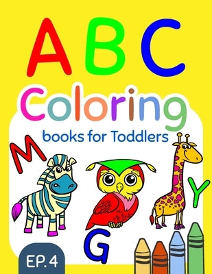 ABC Coloring Books for Toddlers EP.4: A to Z coloring sheets, JUMBO Alphabet coloring pages for Preschoolers, ABC Coloring Sheets for kids ages 2-4, T by Sally, Salmon