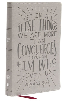 Nkjv, Holy Bible for Kids, Verse Art Cover Collection, Leathersoft, Gray, Comfort Print: Holy Bible, New King James Version by Thomas Nelson