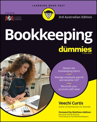 Bookkeeping for Dummies AUS 3rd Edition by Curtis, Veechi