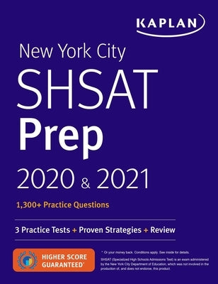 New York City Shsat Prep 2020 & 2021 by Kaplan Test Prep