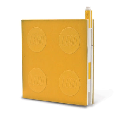 Lego 2.0 Locking Notebook with Gel Pen - Yellow by Santoki