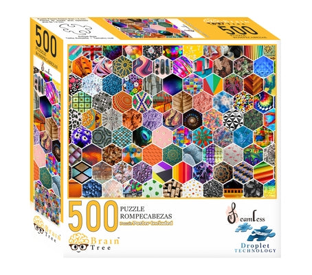 Brain Tree - Seamless 500 Piece Puzzles for Adults: With Droplet Technology for Anti Glare & Soft Touch by Brain Tree Games LLC