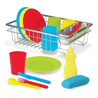 Let's Play House! Wash & Dry Dish Set by Melissa & Doug