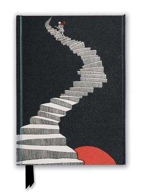 British Library: Hans Christian Andersen, a Figure Walking Up a Staircase (Foiled Journal) by Flame Tree Studio