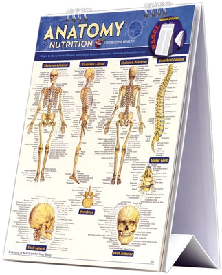 Anatomy & Nutrition for Body & Health Easel Book: A Quickstudy Reference Tool with Major Body Systems Labeled, Nutritional Science, Vitamins, Minerals by Perez, Vincent