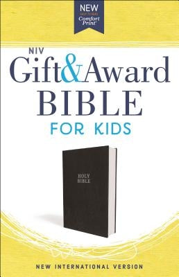 Niv, Gift and Award Bible for Kids, Flexcover, Black, Comfort Print by Zondervan