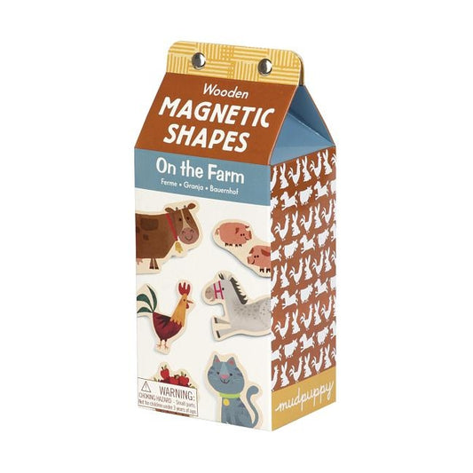 On the Farm Wooden Magnetic Shapes by Mudpuppy