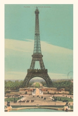 Vintage Journal Early View of Eiffel Tower by Found Image Press