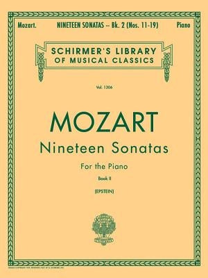 19 Sonatas - Book 2: English/Spanish Schirmer Library of Classics Volume 1306 Piano Solo by Amadeus Mozart, Wolfgang