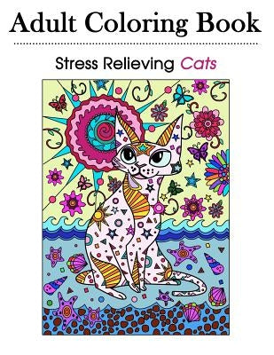 Stress Relieving Cats 39 Detailed and Ornate Cat Designs for Grown-Ups and Adults by Books, Coloring