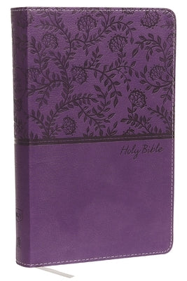 NKJV, Deluxe Gift Bible, Imitation Leather, Purple, Red Letter Edition by Thomas Nelson