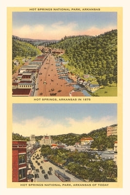 Vintage Journal Two Views of Hot Springs by Found Image Press