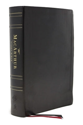 Esv, MacArthur Study Bible, 2nd Edition, Genuine Leather, Black, Thumb Indexed: Unleashing God's Truth One Verse at a Time by MacArthur, John F.