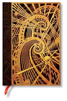 The Chanin Spiral Hardcover Journals MIDI 144 Pg Unlined New York Deco by Paperblanks Journals Ltd