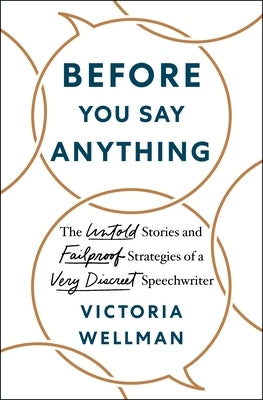 Before You Say Anything: The Untold Stories and Failproof Strategies of a Very Discreet Speechwriter by Wellman, Victoria