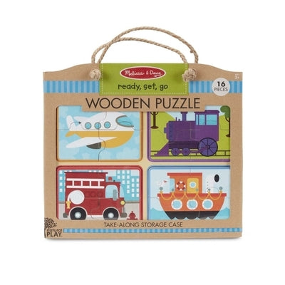 NP Wooden Puzzle: Ready, Set, Go by Melissa & Doug