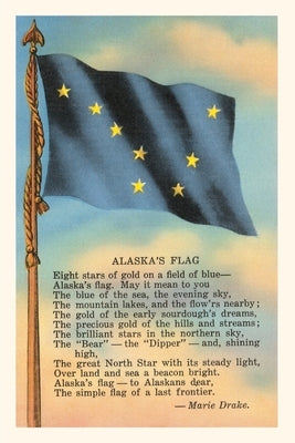 Vintage Journal Alaskan Flag and Poem by Found Image Press