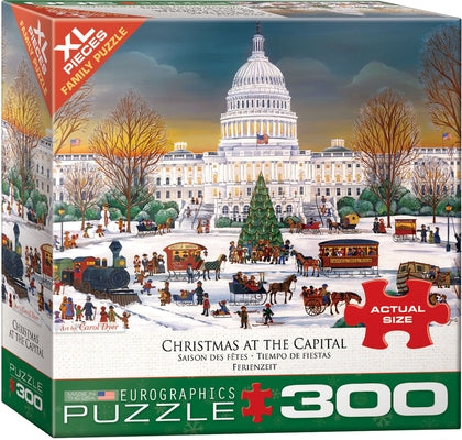 Christmas at the Capitol Family Puzzle 300pc by Eurographics