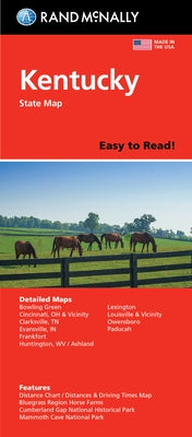 Rand McNally Easy to Read Folded Map: Kentucky State Map by Rand McNally