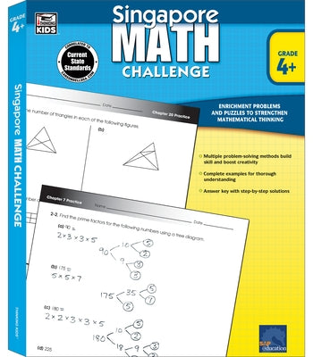 Singapore Math Challenge, Grades 4+ by Singapore Asian Publishers