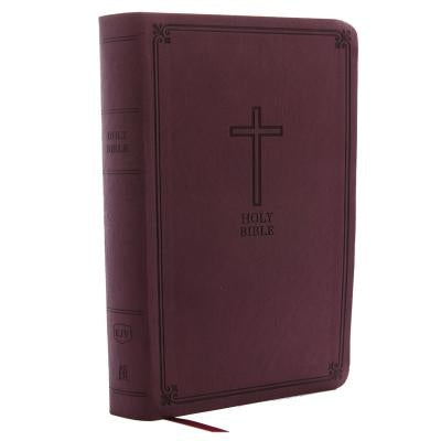 KJV, Reference Bible, Personal Size Giant Print, Imitation Leather, Burgundy, Indexed, Red Letter Edition by Thomas Nelson