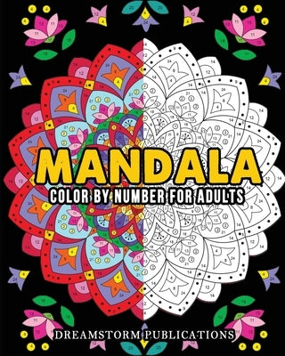 Mandala Color by Number for Adults by Publications, Dreamstorm
