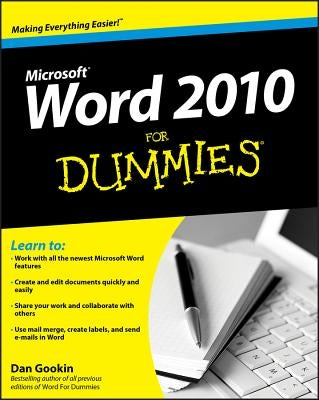 Word 2010 for Dummies by Gookin, Dan