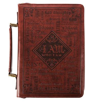 Bible Cover Lux-Leather Names by Christian Art Gifts