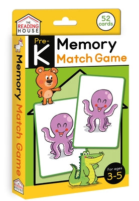 Memory Match Game (Flashcards): Flash Cards for Preschool and Pre-K, Ages 3-5, Memory Building, Listening and Concentration Skills, Letter Recognition by The Reading House