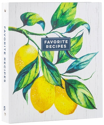 Deluxe Recipe Binder - Favorite Recipes (Lemons) by New Seasons