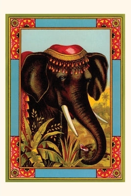 Vintage Journal Indian Elephant with Beanie by Found Image Press