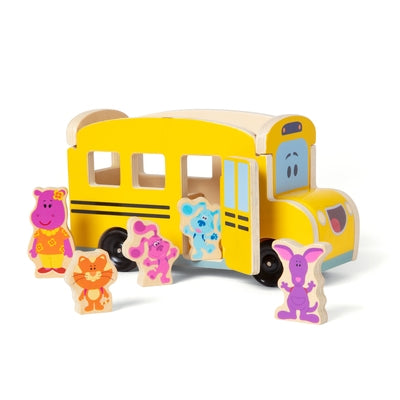 Blues Clues & You Wooden Pull-Back School Bus by Melissa & Doug