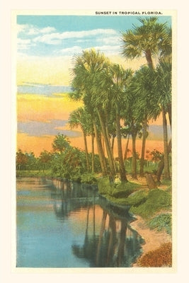 Vintage Journal Sunset, Palm Trees, Florida by Found Image Press