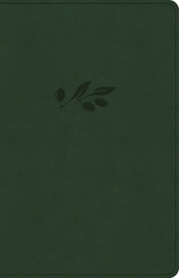 NASB Large Print Personal Size Reference Bible, Olive Leathertouch by Holman Bible Publishers