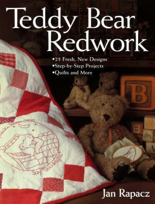 Teddy Bear Redwork by Rapacz, Jan