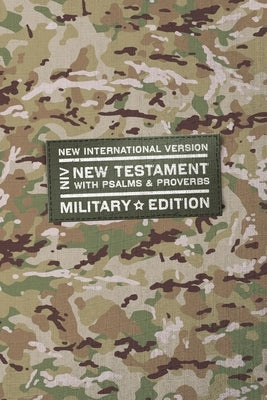 Niv, New Testament with Psalms and Proverbs, Military Edition, Compact, Paperback, Military Camo, Comfort Print by Zondervan